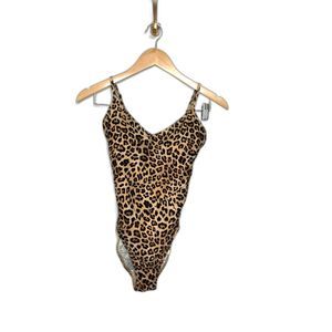 Summersalt The marina swimsuit one piece size 2 long torso size NWOT leopard